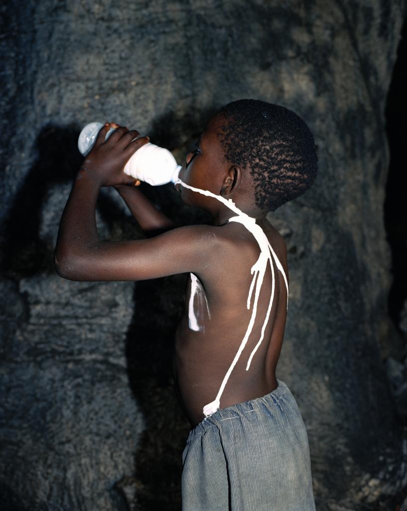 What type of film did Viviane Sassen use for her Africa pictures